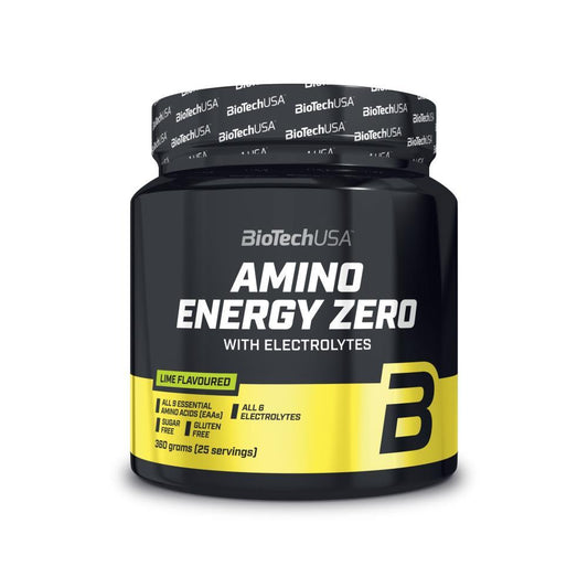 Amino Energy Zero Com Eletrólitos Sabor A Lima BioTech USA 360g