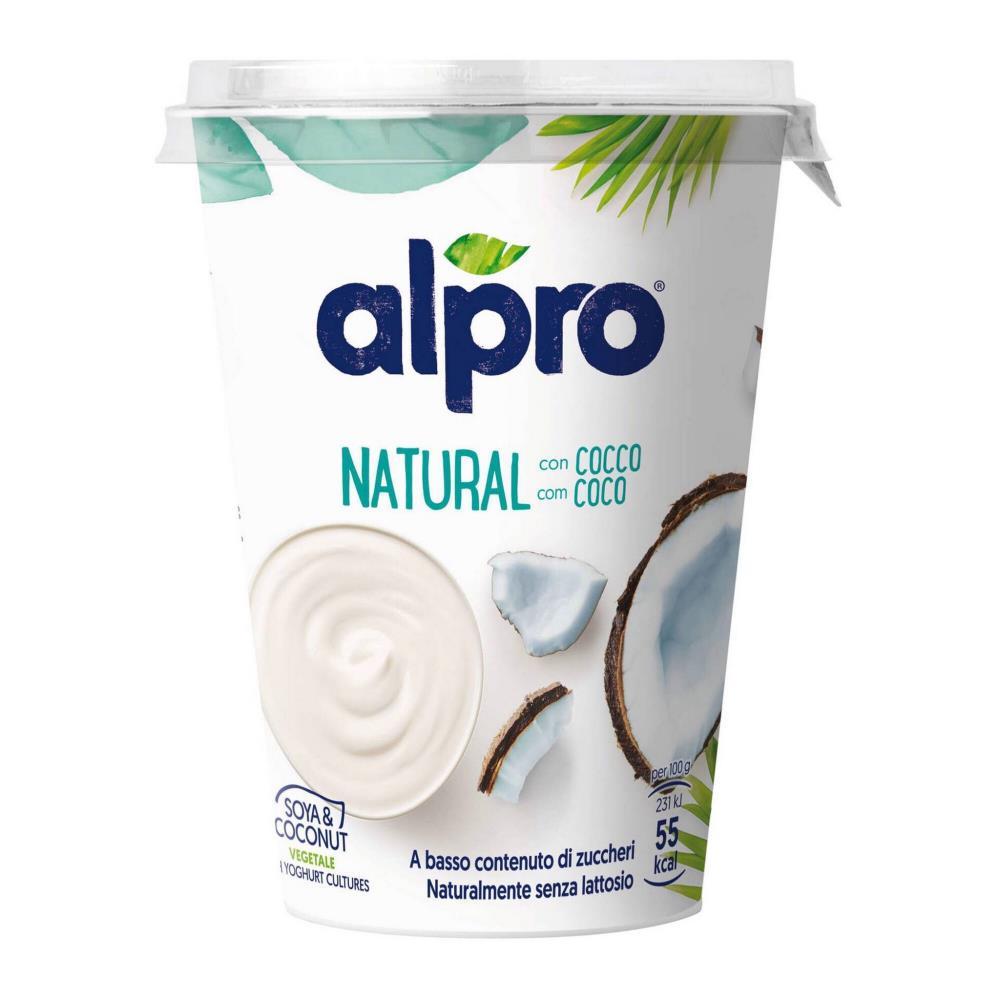 Yofu de Soja Natural com Coco Vegan Alpro 500g