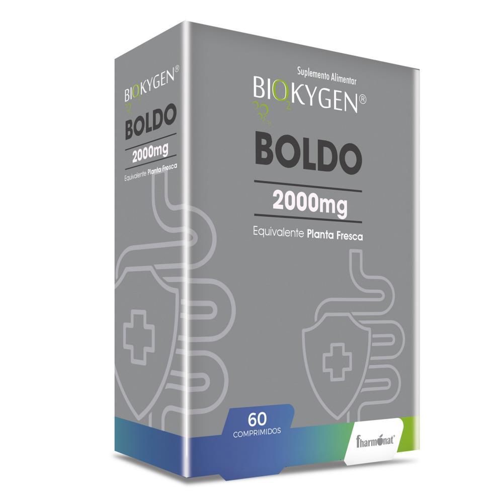Boldo 2000mg Biokygen 60 Comprimidos
