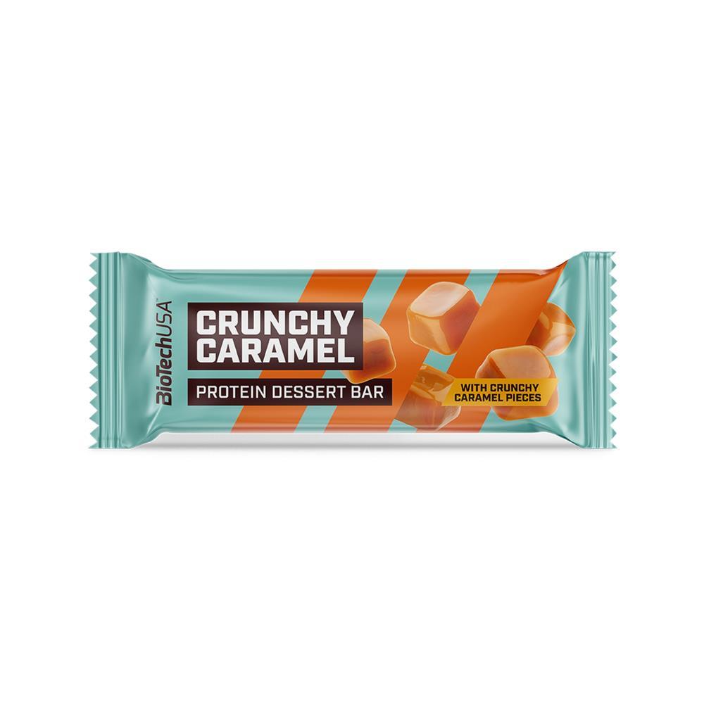 Protein Dessert Bar Crunchy Caramel BioTech USA 50g Bomercado