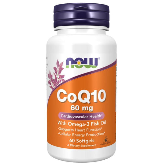 Coenzima CoQ10 60 mg Now Foods 60 Cápsulas