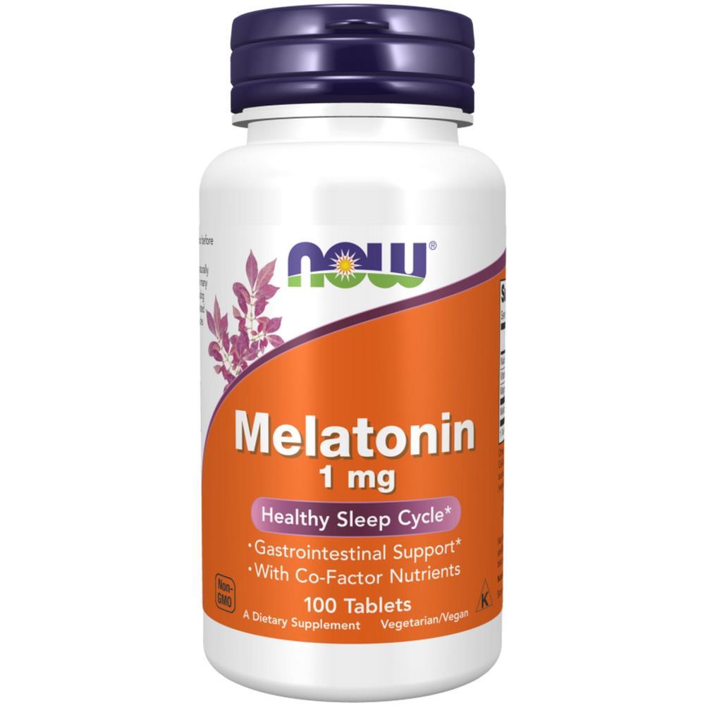 Melatonin 1 mg Now Foods 100 Tablets