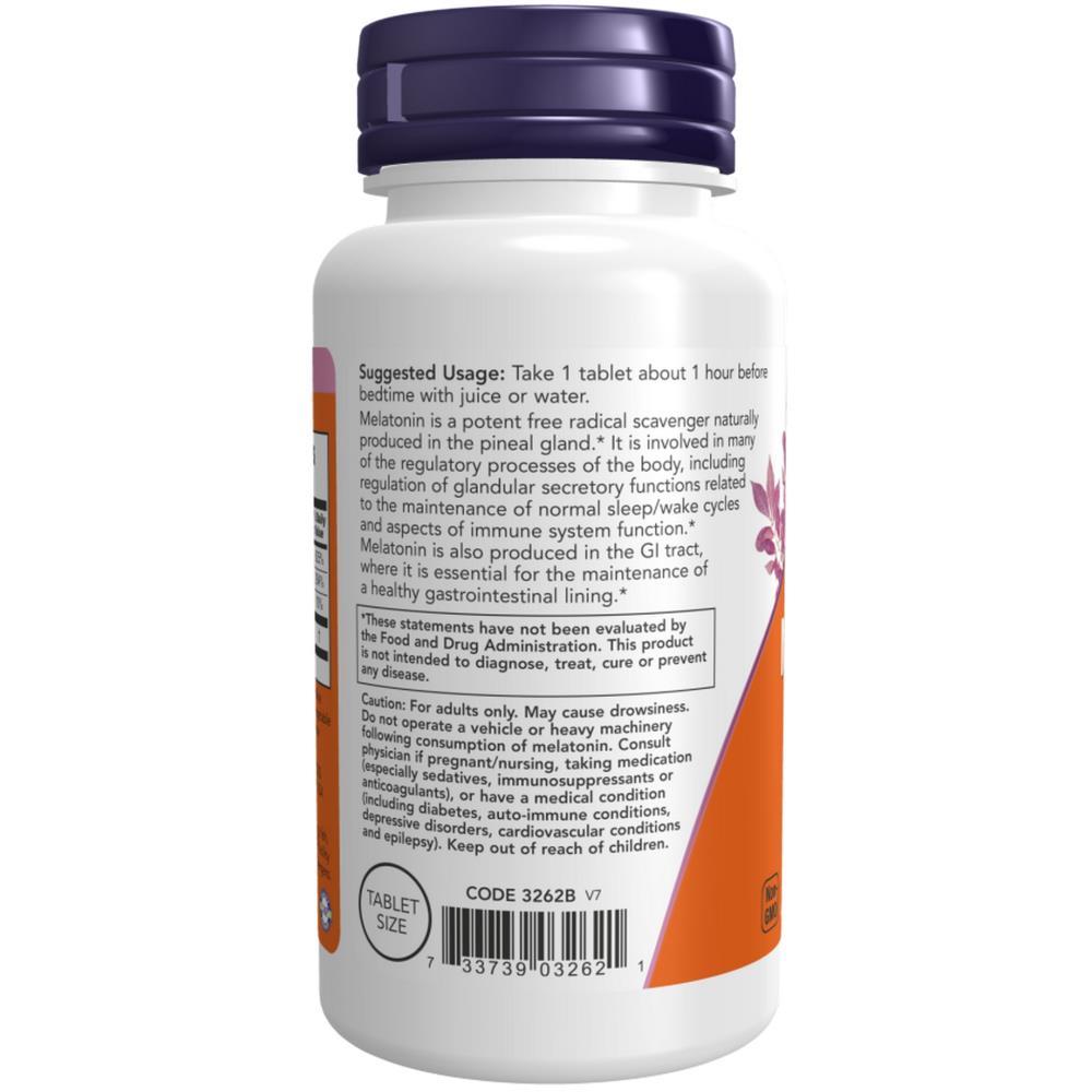 Melatonin 1 mg Now Foods 100 Tablets