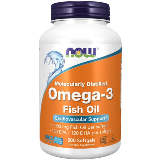 Omega-3 1000 mg 180 EPA 120 DHA 200 Cápsulas