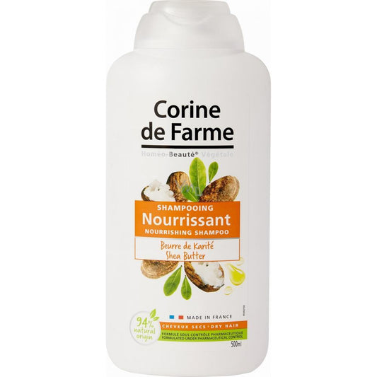 Champô Nutritivo Com Manteiga de Karité Corine de Farme 500ml