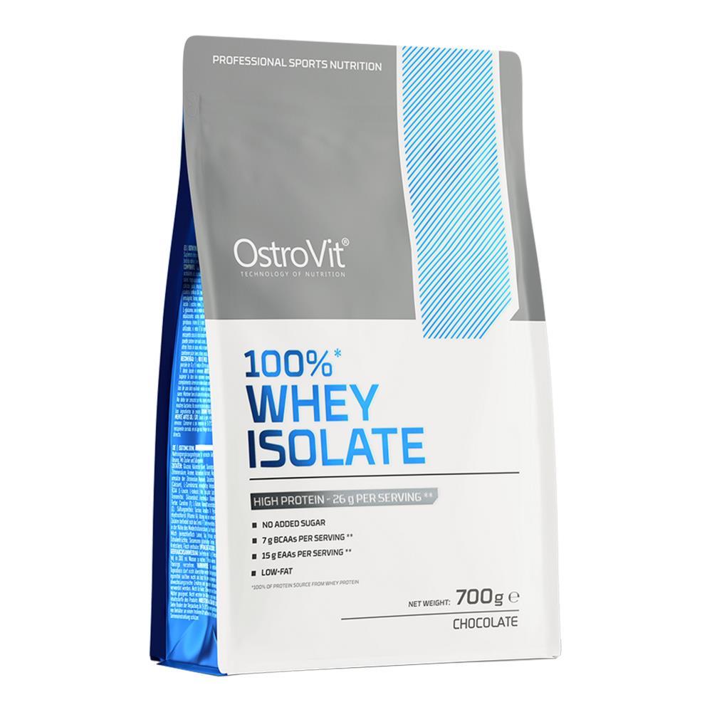Proteína whey isolada 100% Chocolate Ostrovit 700g