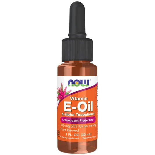 Vitamin E Oil Liquid Now Foods 30ml