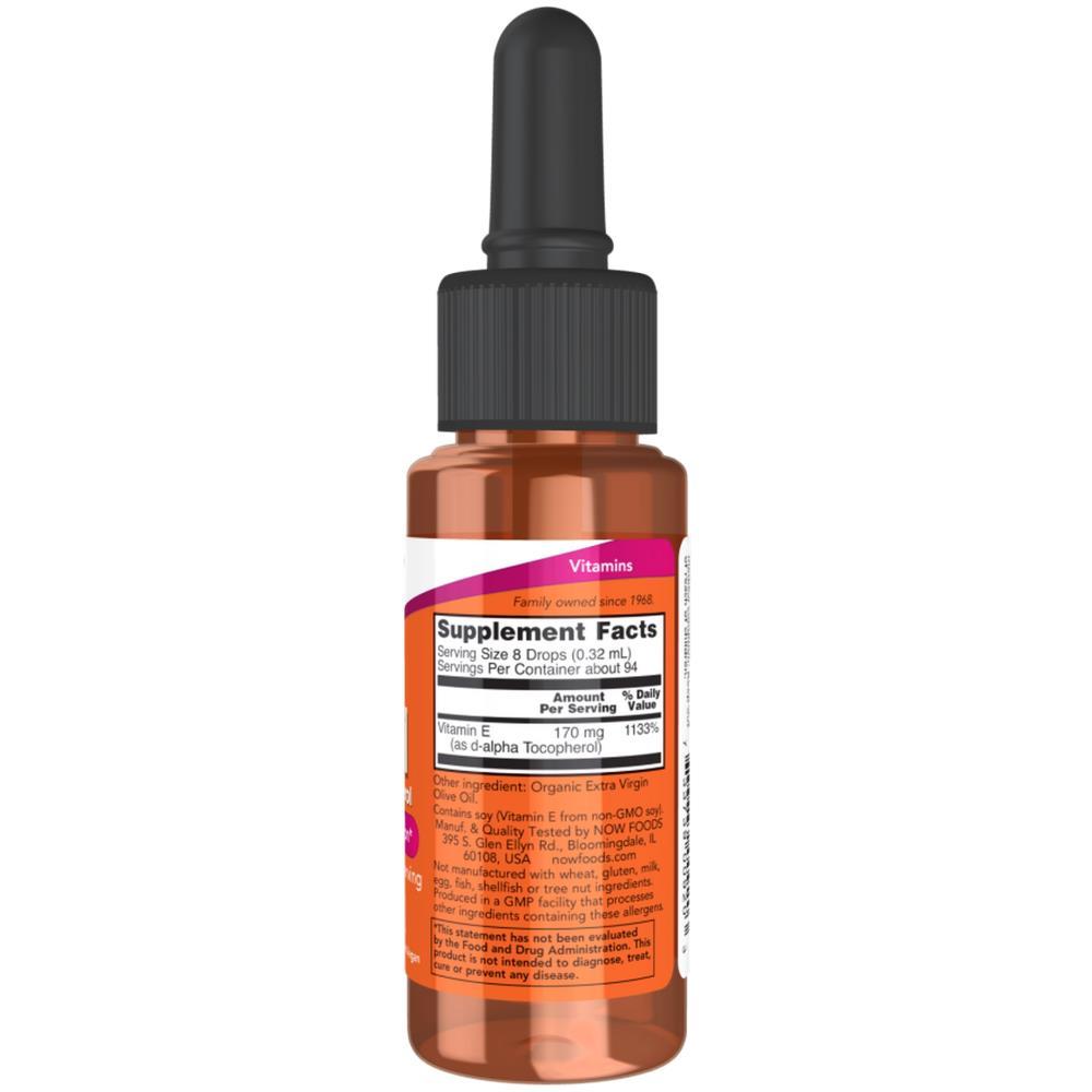 Vitamin E Oil Liquid Now Foods 30ml