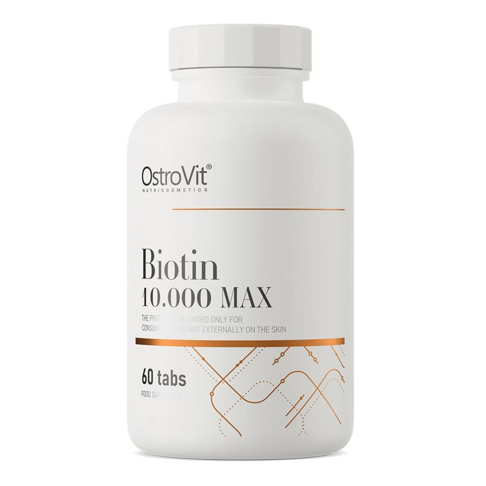 Biotina 10.000 MAX Ostrovit 60 Comprimidos