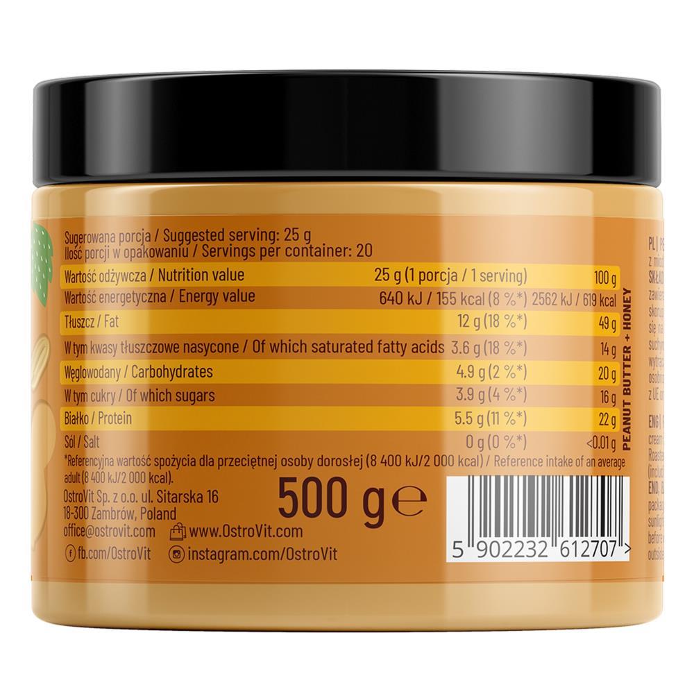 Peanut Butter + Honey Ostrovit 500g