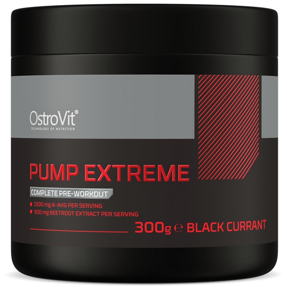 Pump Extreme Pre-Workout Sabor Groselha Preta Ostrovit 300g