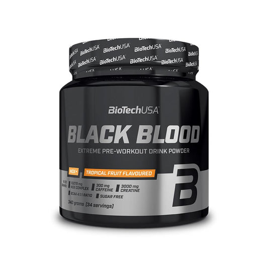 Black Blood NOX+ Tropical Fruits Pre-Workout BioTech USA 330g