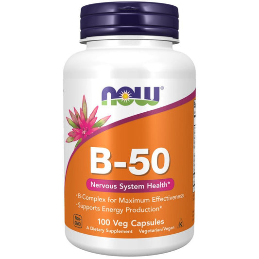 Now Foods Vitamin B-50 100 Capsules
