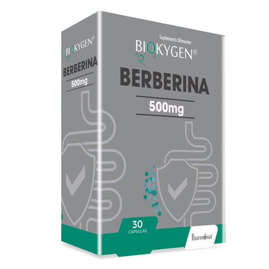 Berberina 500mg Biokygen 30 Cápsulas