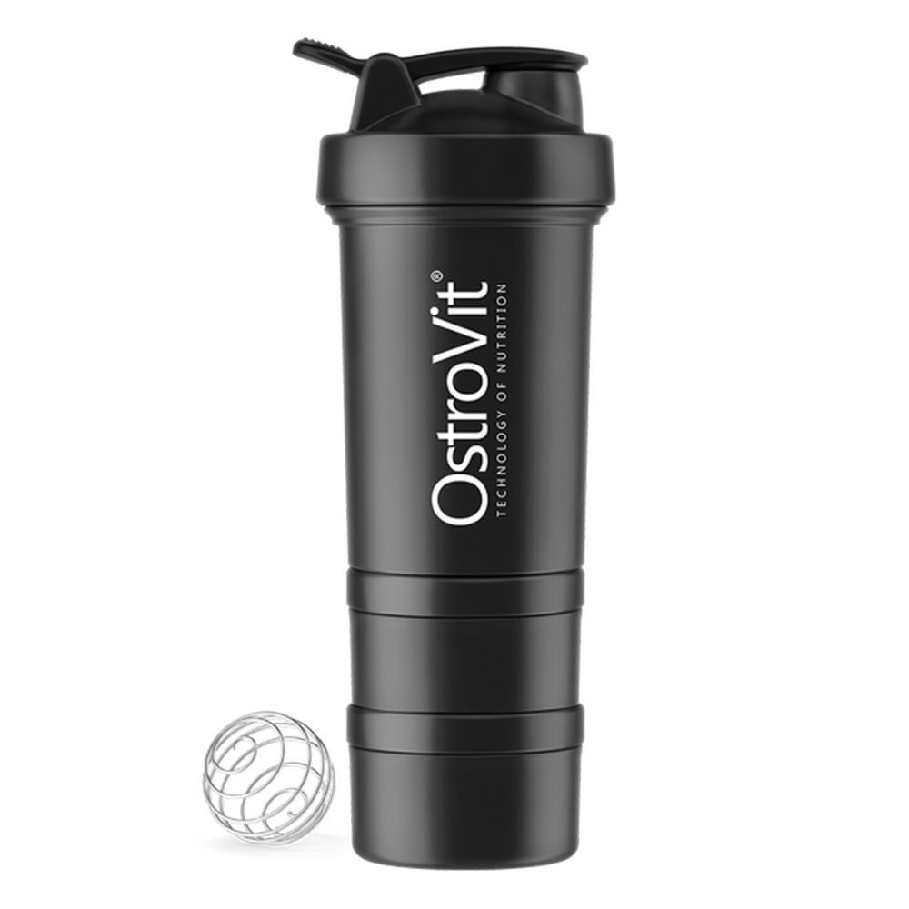 Premium Shaker With 2 Storages And Ostrovit Mixing Ball 450ml