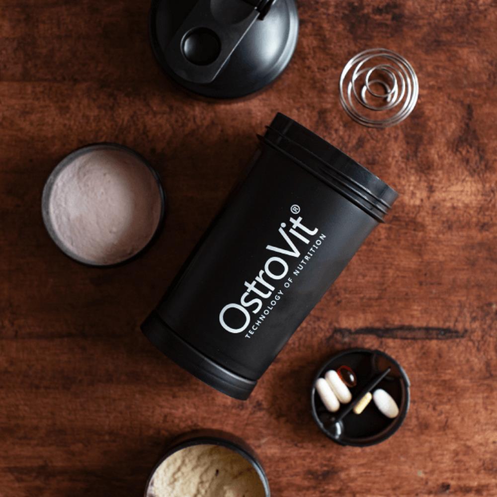 Premium Shaker With 2 Storages And Ostrovit Mixing Ball 450ml
