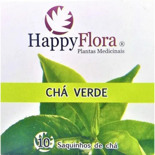 Chá Verde HappyFlora 10 Saquetas