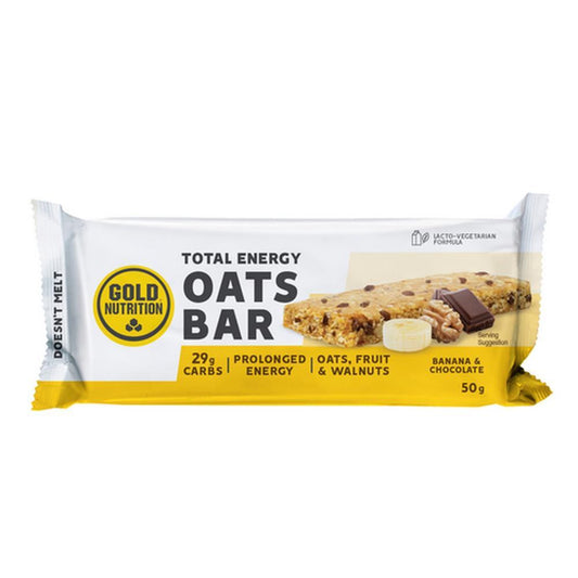 Total Energy Oats Bar Banana Chocolate Gold Nutrition 50g