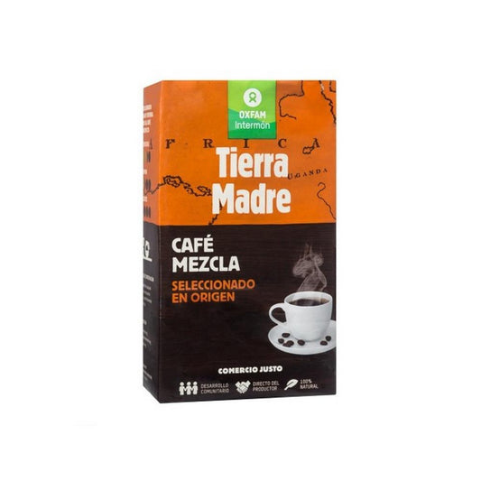 Café Moído de Torrefação Natural 50% e Torrado 50% Tierra Madre 250g