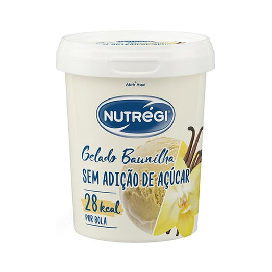Nutrégi Vanilla Ice Cream Without Added Sugar 500g