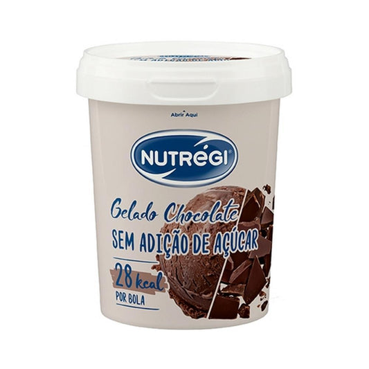 Nutrégi Chocolate Ice Cream Without Added Sugar 500g