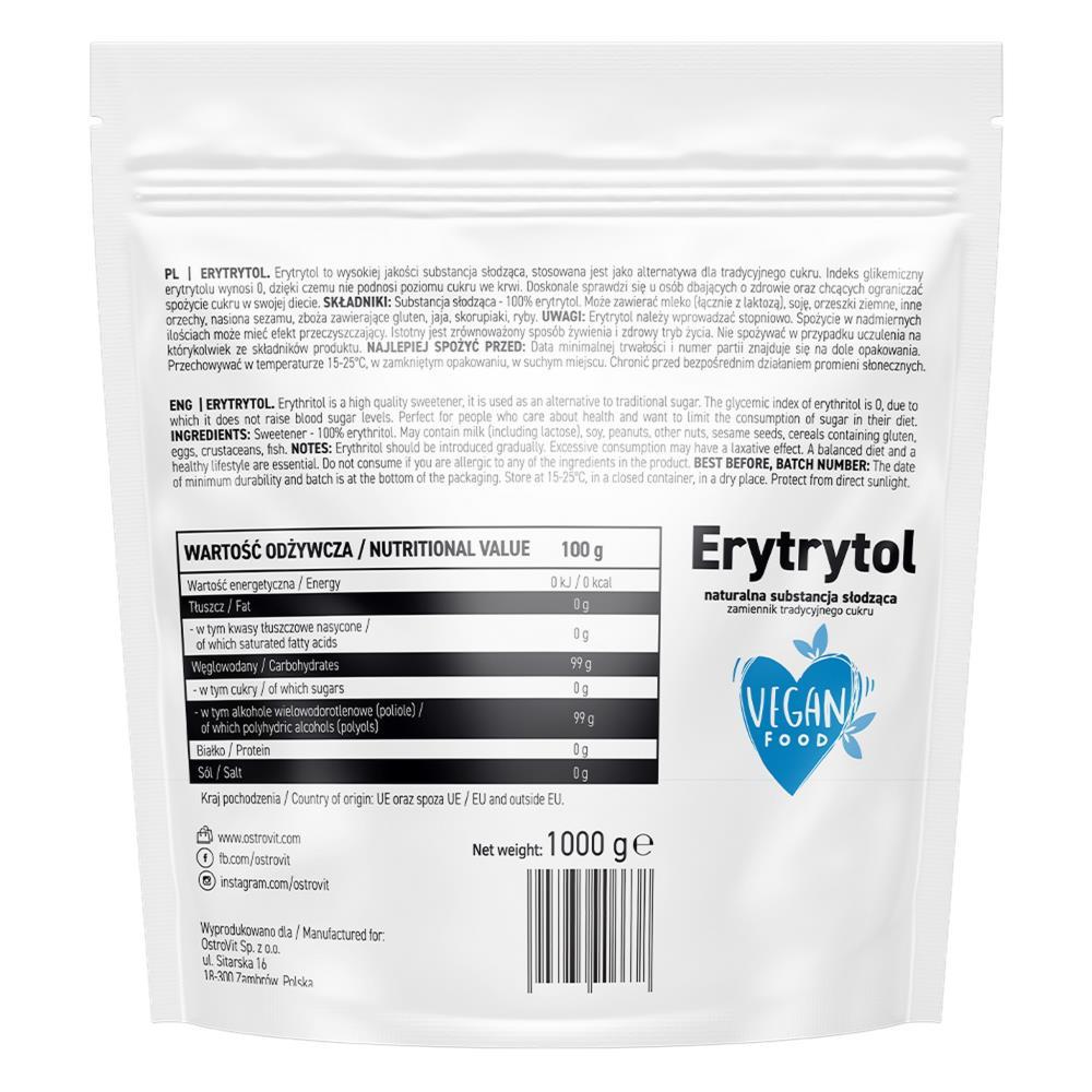 Eritritol Natural Ostrovit 1Kg