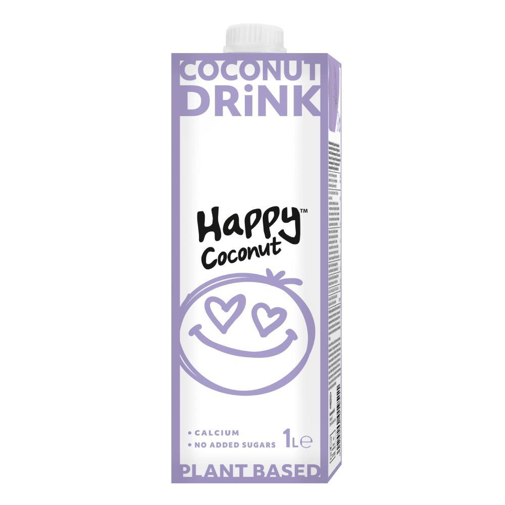 Bebida De Coco 0% Açúcar + Calcium Happy 1L