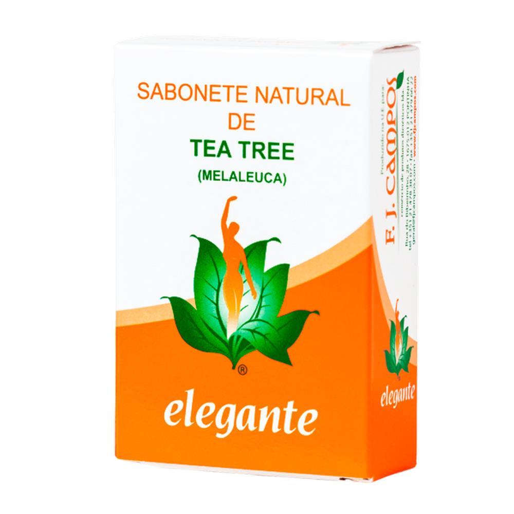 Sabonete Natural De Tea Tree Elegante 90g