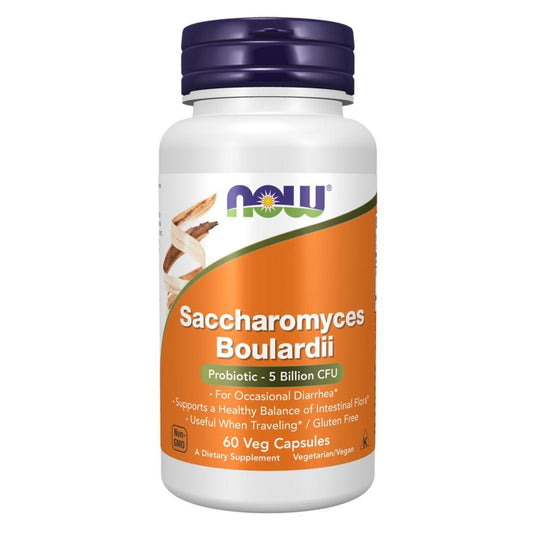 Saccharomyces Boulardii Now Foods 60 Cápsulas