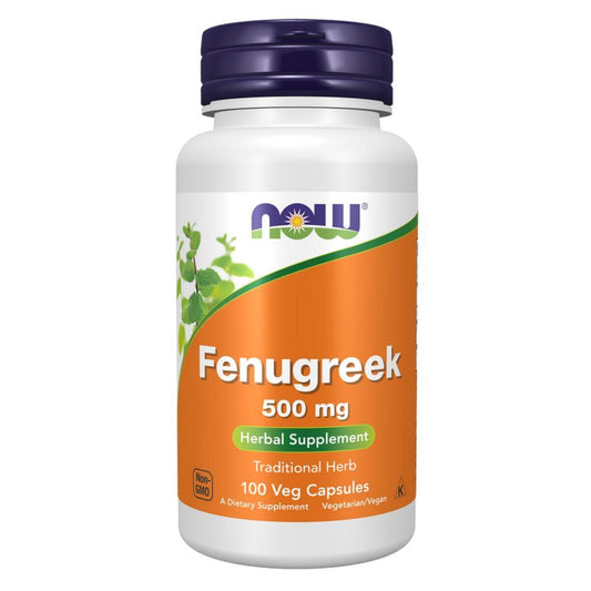 Fenugreek 500 mg Now Foods 100 Veg Cápsulas