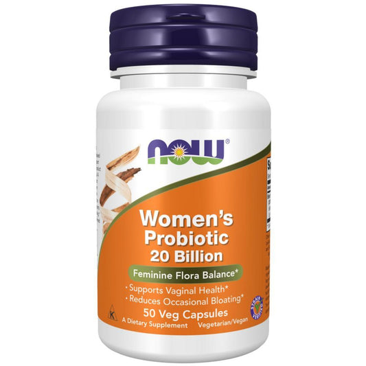 Women''s Probiotic 20 Billion Now Foods 50 Cápsulas