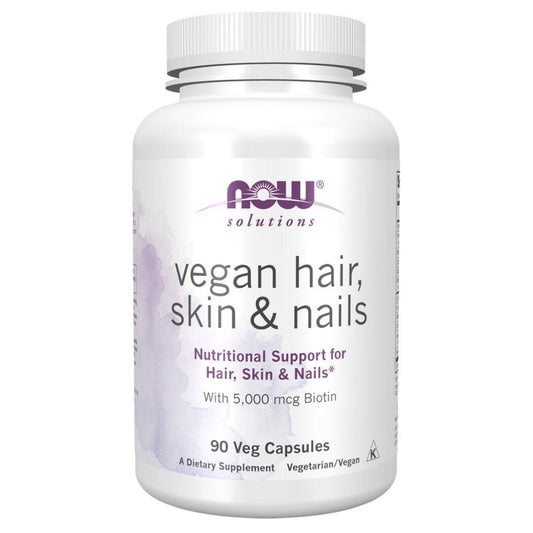 Vegan Hair, Skin & Nails Now Foods 90 Cápsulas