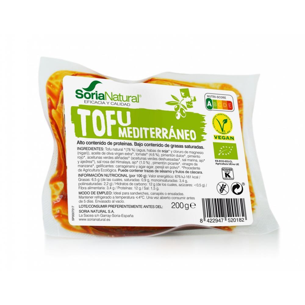 Tofu Mediterrâneo Suave Soria Natural 200g