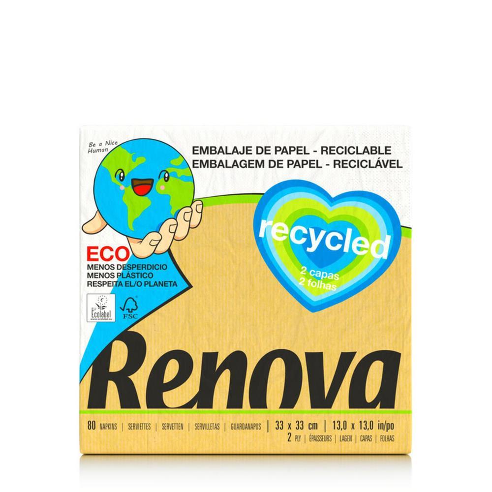 Guardanapos Recycled 33x33 80 UN