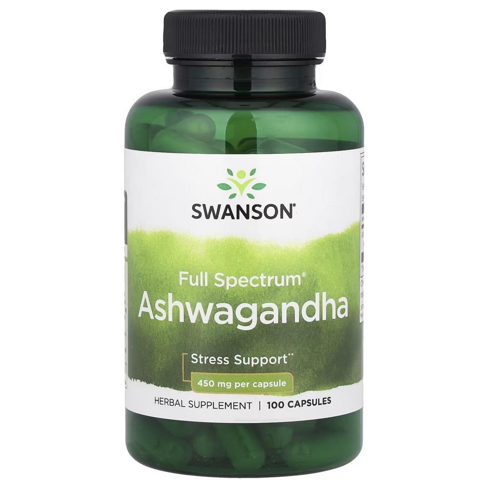 Ashwaganda 450MG Swanson 100 Cápsulas