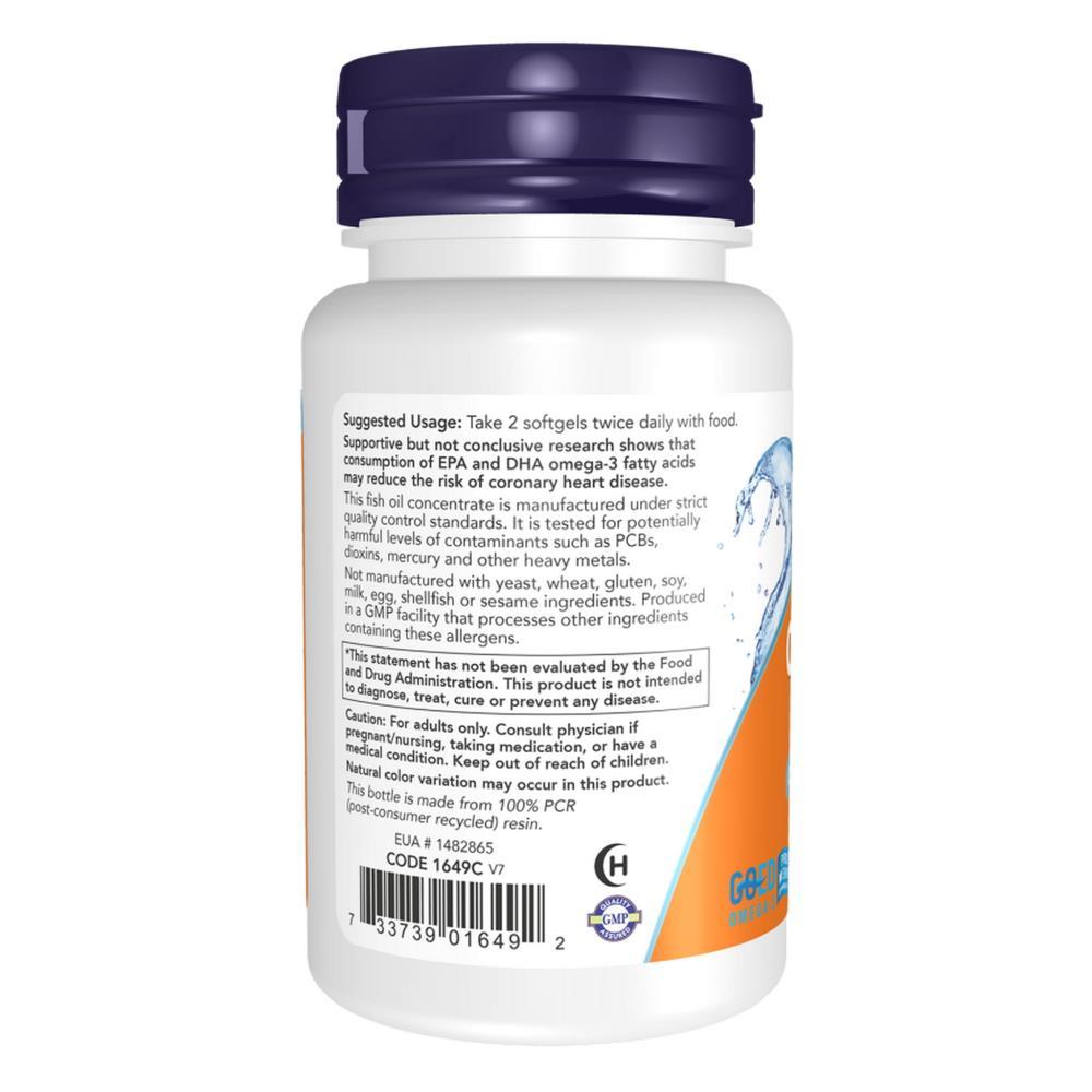 Now Ómega 3 180EPA 120DHA 100MG 30 Cápsulas