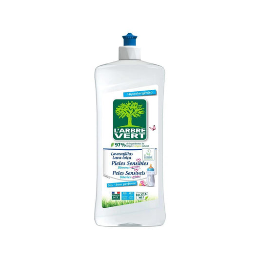 Detergente Para Loiça Pele Sensivel L Arbre Vert 750ml
