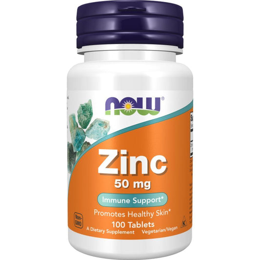 Zinc 50Mg Now Foods 60 Cápsulas