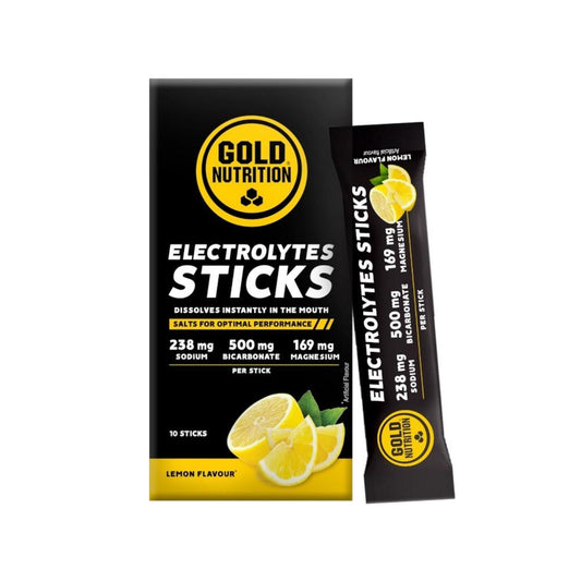 Electrolytes Limão Gold Nutrition 10 Sticks