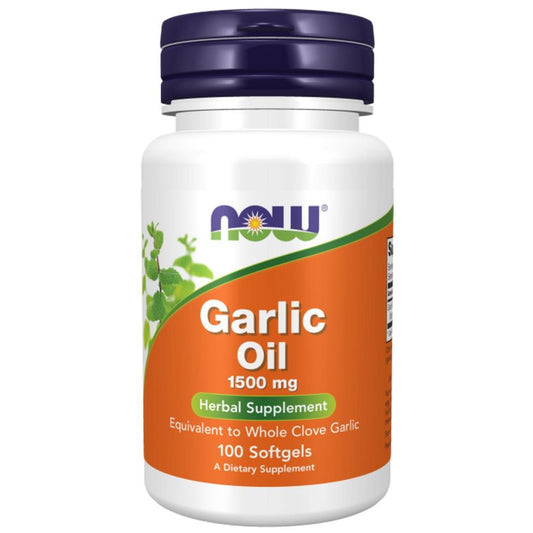 Garlic Oil 1500 mg Now Foods 100 Cápsulas