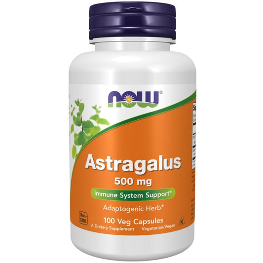 Astragalus 500 mg Now Foods 100 Cápsulas