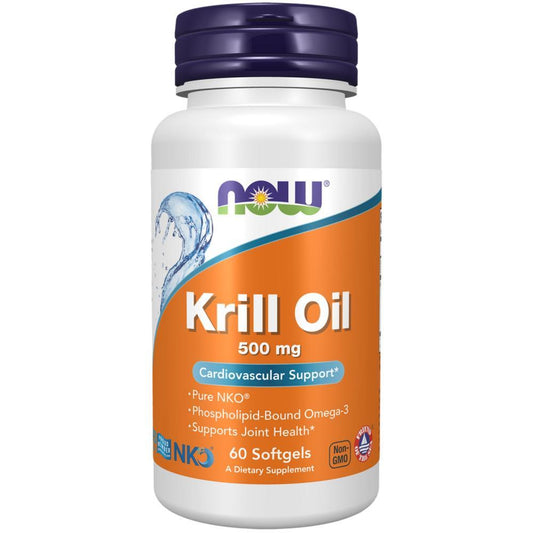 Krill Oil 500 mg Now Foods 60 Cápsulas