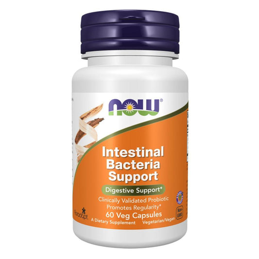 Intestinal Bacteria Support 60 Now Foods Veg Cápsulas
