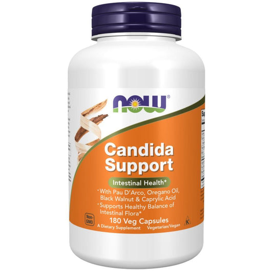 Candida Support Now Foods 180 Veg Cápsulas