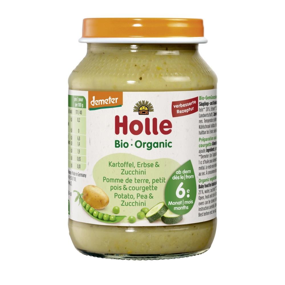 Holle Puré Batata Ervilha Curgete +6M 190g