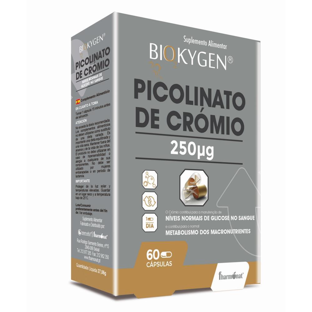 Picolinato De Crómio Biokygen 60 Cápsulas