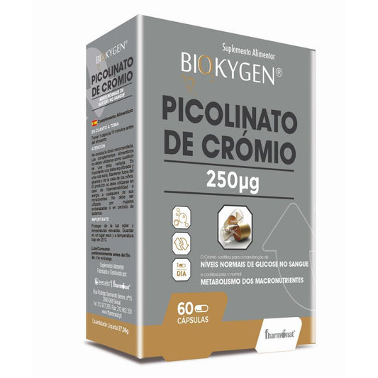 Picolinato De Crómio Biokygen 60 Cápsulas