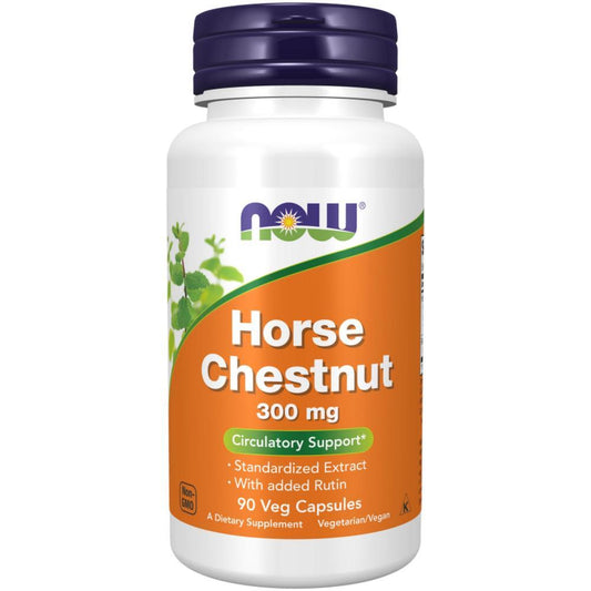 Horse Chestnut 300 mg Now Foods 90 Cápsulas