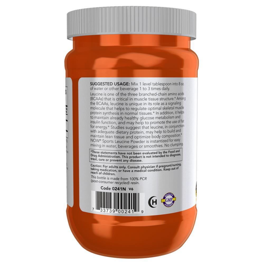 L-Leucina Em Pó Now Foods 255 g