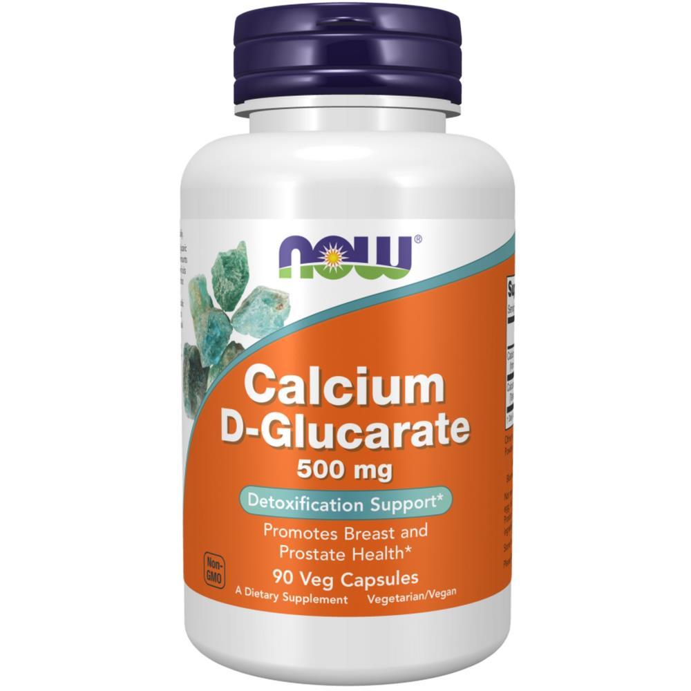 Calcium D-Glucarate 500 mg Now Foods 90 Veg Cápsulas